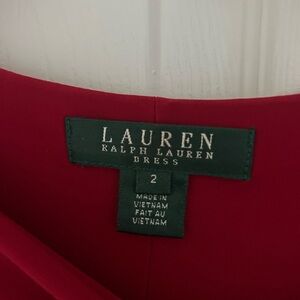 Lauren Ralph Lauren Crimson Dress